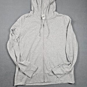 Athletic Works Womens Hoodie Light Gray Extra Large XL (16-18) Sweatshirt